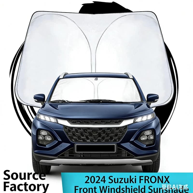 Adatto per 24 tendine parasole esclusive per auto Suzuki FRONX, parabrezza anteriori, deflettori termici, tende parasole