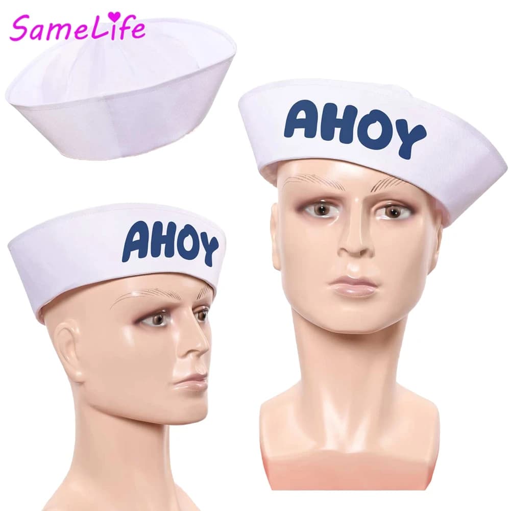 Robin Steve sailor cap Cosplay Fantasy Navy Hat 2025 TV ST 5 Costume Coating Accessories Halloween Role Game for Adults Fantasia Prop
