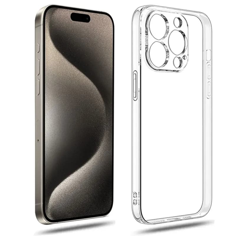 Custodia Trasparente Antiurto per iPhone 16 17 15 14 13 12 11 Pro Max, Cover in Silicone per iPhone 13 Mini X XS Max XR 8 7 Plus