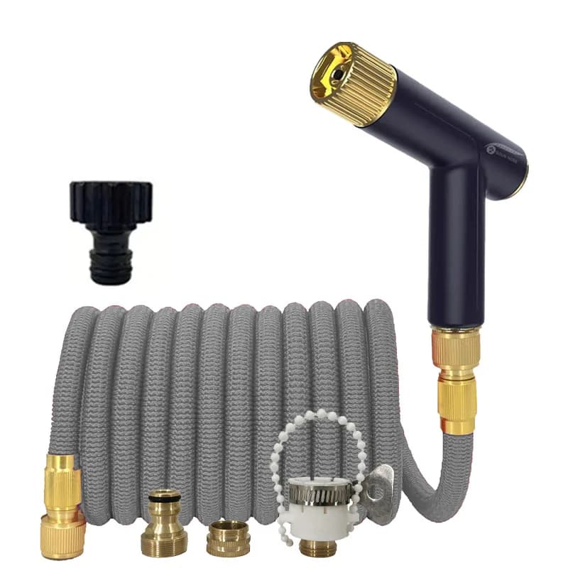 Expandable Garden Hose Multi-Functional Nozzle Magic Hose Pipe High-Pressure Car Wash Adjustable Spray Flexible Hose Tool