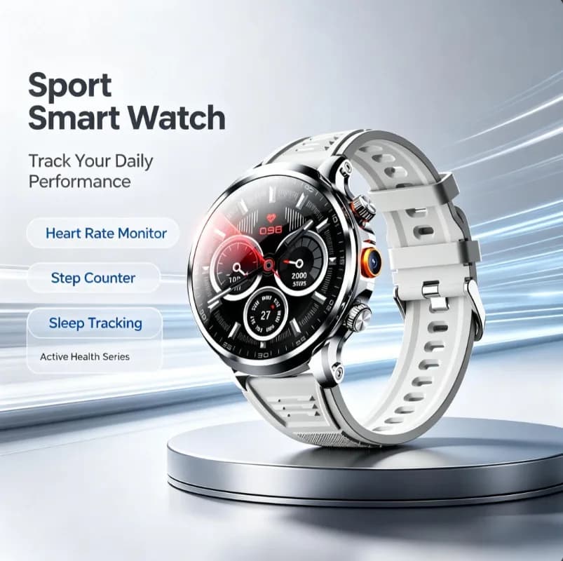 Fully Functional H18 Android Smart Watch, Large HD Display, Mass Storage, Wi-Fi & GPS Positioning Supported