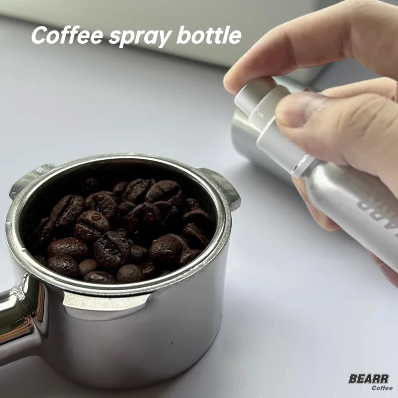 BEARR Coffee Spray Bottle umidificatore 50ML Bean Grinder Anti-fly Powder per rimuovere lo spruzzatore elettrostatico Hand Grinder CoffeeBottle