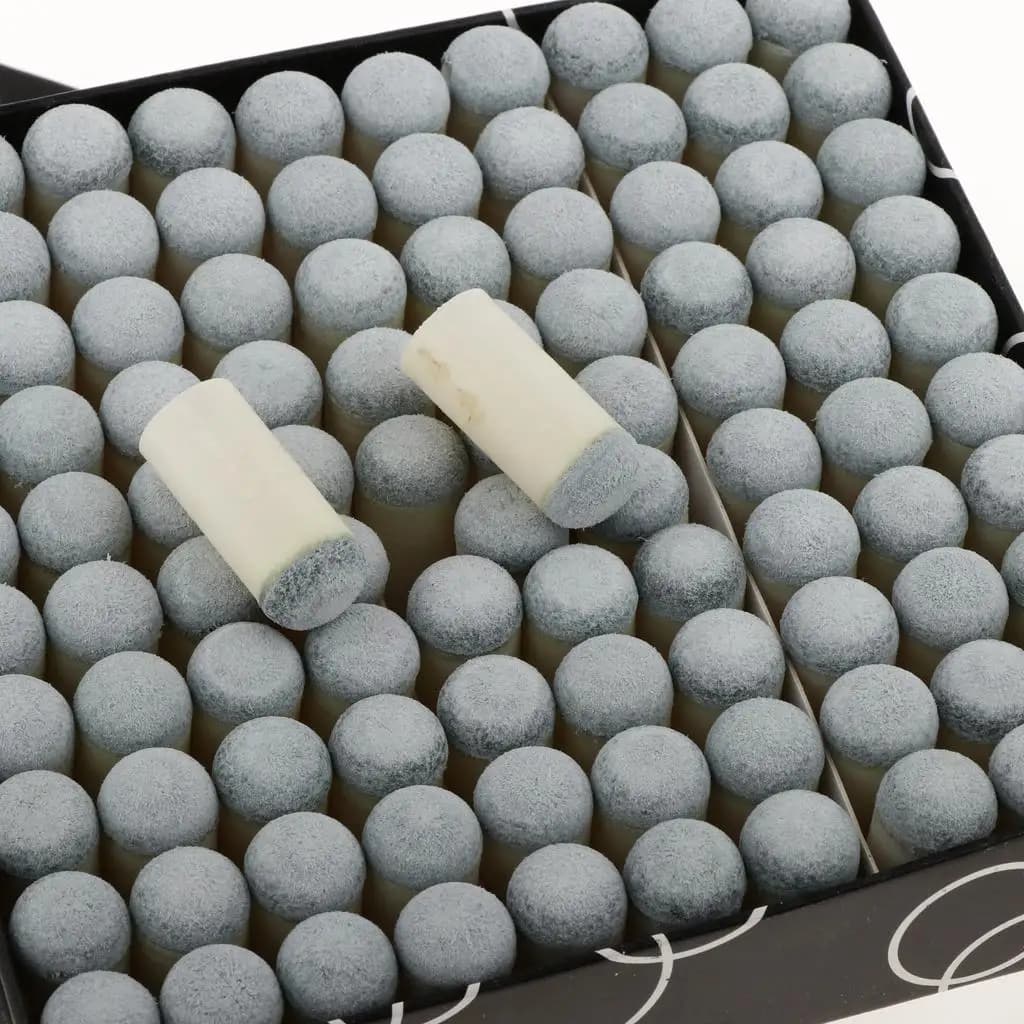 Pool Cue Tips Slip on Ferrules Plastic Leather Billiard Stick Accessory for Quick Game Repair