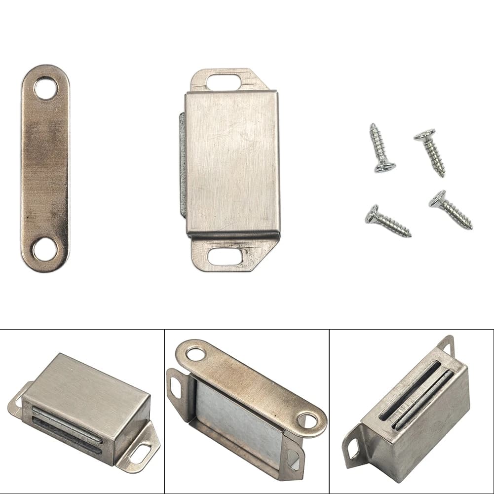10x estremamente forte magnetico Snapper porta magnete fermaporta nascosto chiudiporta con vite per armadio armadio mobili Hardwar
