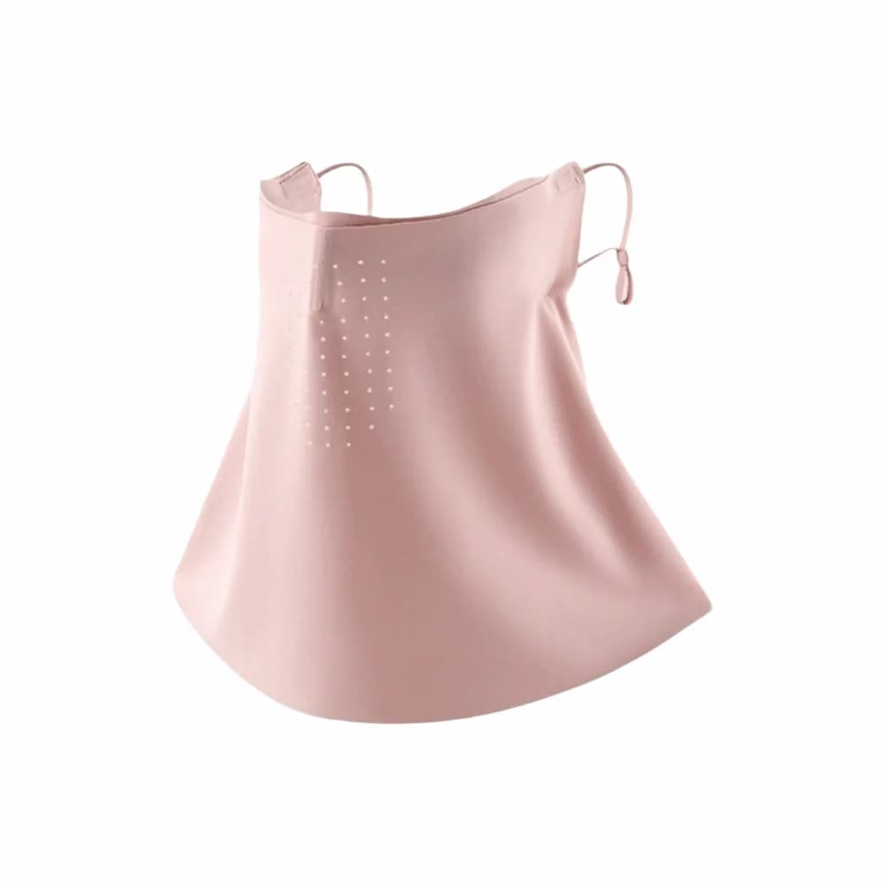 Protezione per il viso sottile stile cabin, traspirante, con protezione per il collo, parasole, materiale anti-UV, per bere acqua
