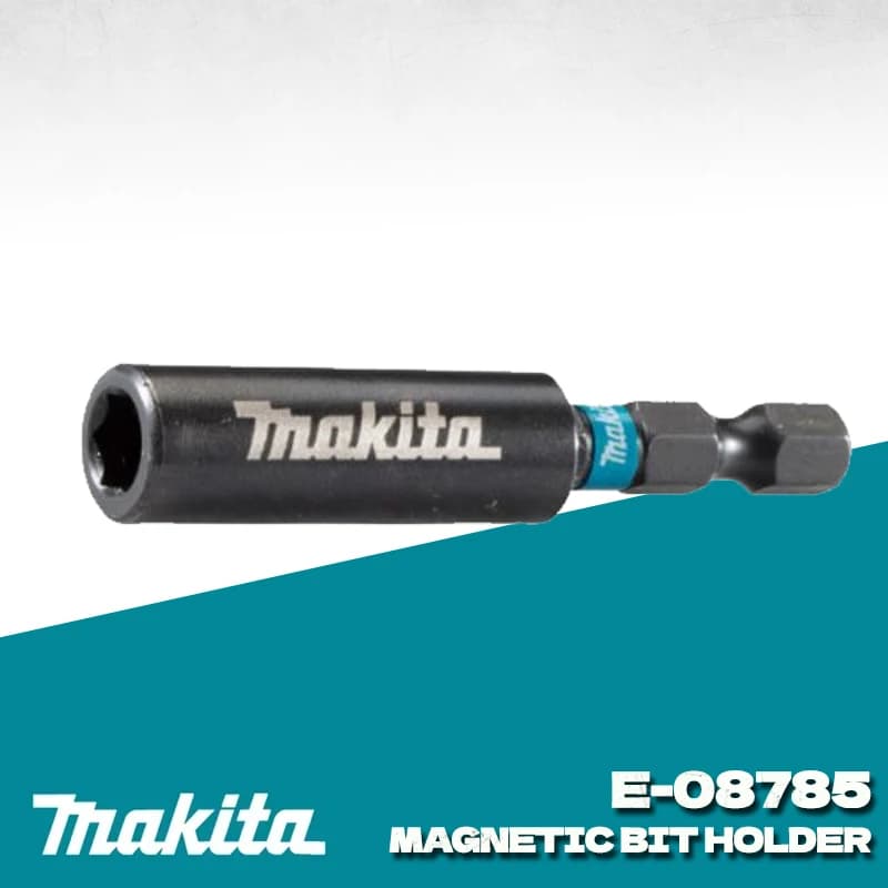 Makita E-08785 Magnetic Impact Extension Adapter Black 60MM/1/4" Durable tool accessories resistant to hexagonal rust