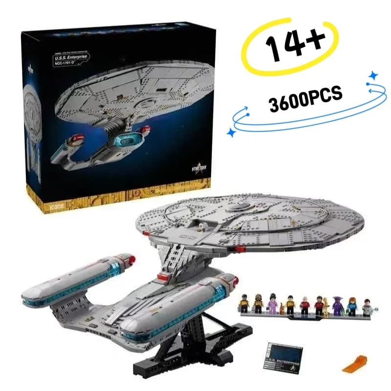 Nuovi blocchi di costruzione di astronave MOC Star Trek da 3600 pezzi compatibili con il modello giocattolo 10356 regalo di compleanno per bambini