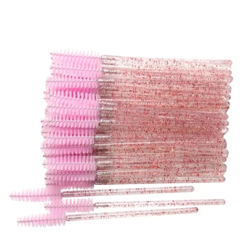 50 pcs Use And Drop Brush For Eyebrow Eyebrow Combos For Eyebrow Mascara Bacchette Applicator Microbrush Extension Eyelashes Supply Tool Makeup