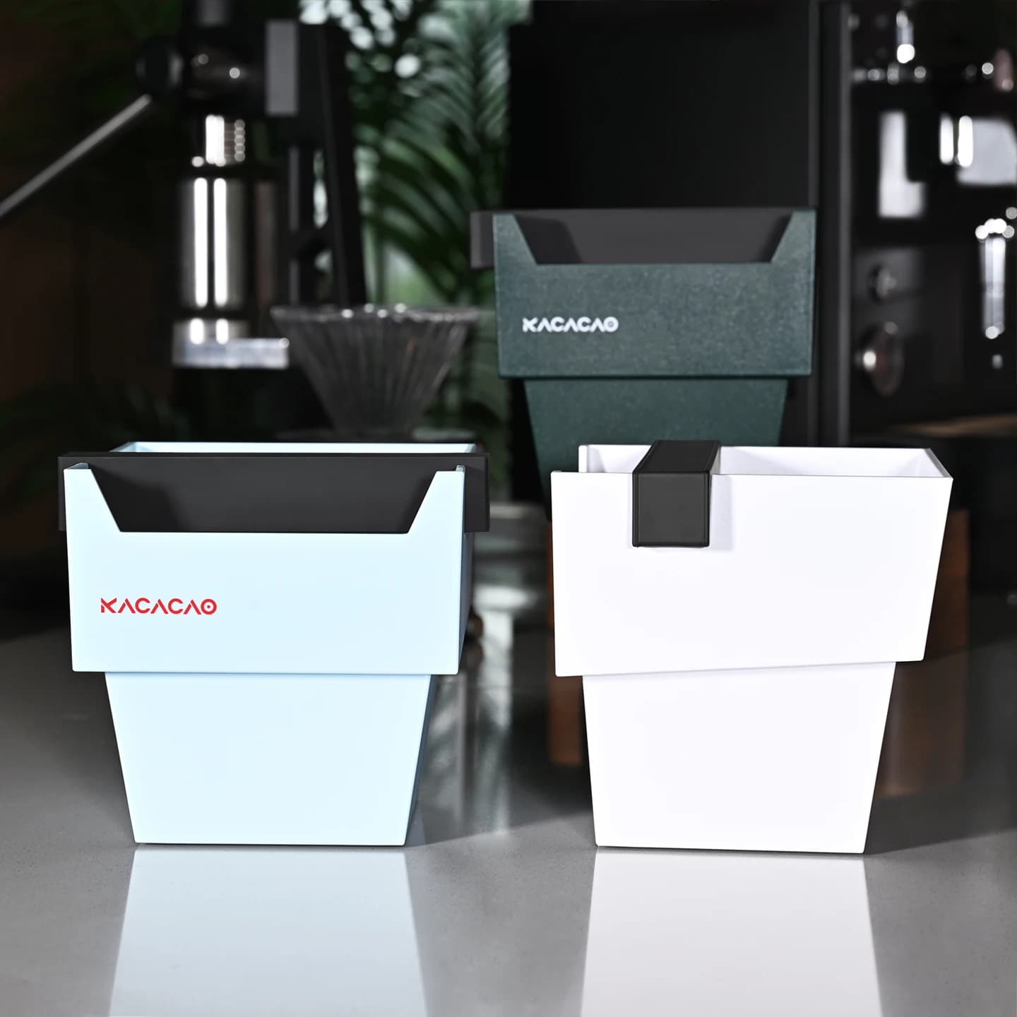 KACACAO Espresso Knock Box Contenitore per fondi di caffè Antiscivolo Contenitore per scarico Macinare per Delonghi Breville Accessori Strumenti Barista