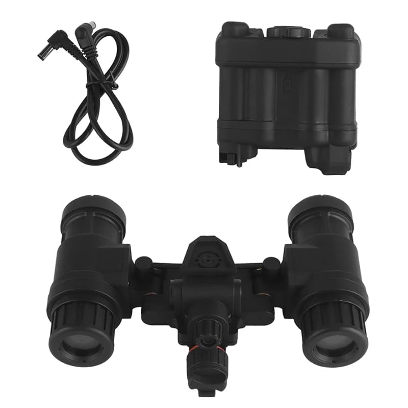 AN/PVS31 Modello di visione notturna binoculare Occhiali a doppio tubo Puntelli fittizi Accessori per casco softair per caccia Cosplay