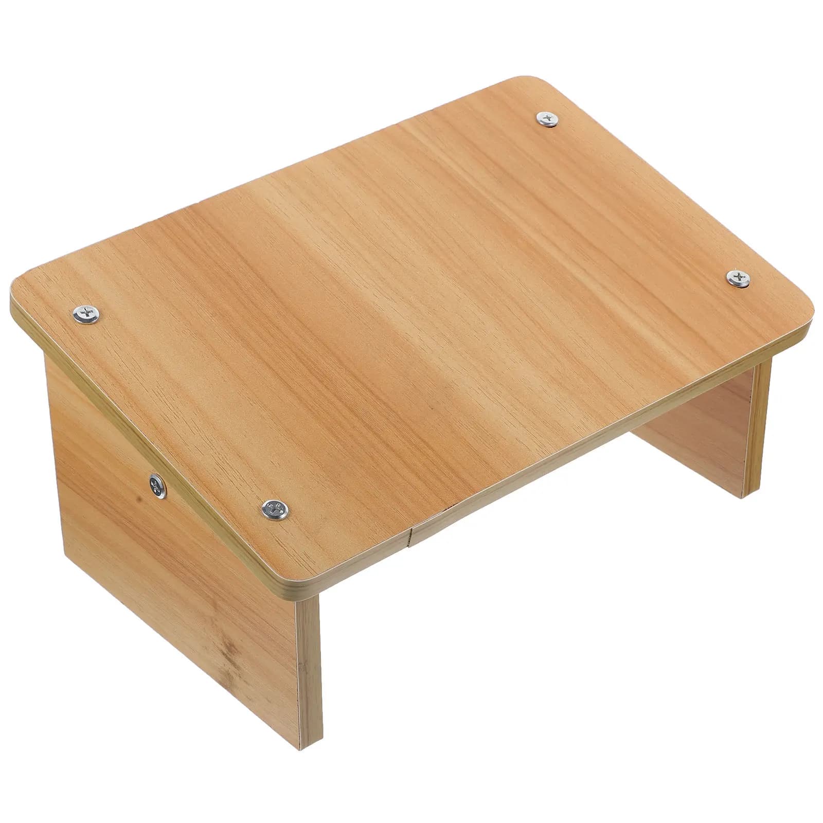 Sgabello poggiapiedi in legno per adulti, antiscivolo, sotto la scrivania, per ufficio, casa, comodino, sgabello piccolo