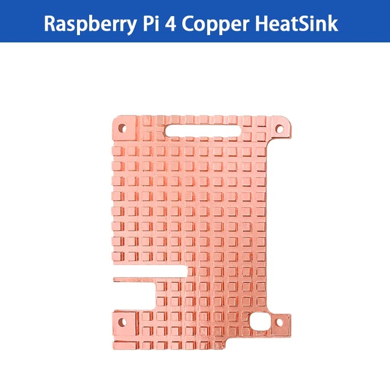 Raspberry Pi 4 Copper Heat Sink passive cooling 4 mm copper plate for Raspberry Pi 4B