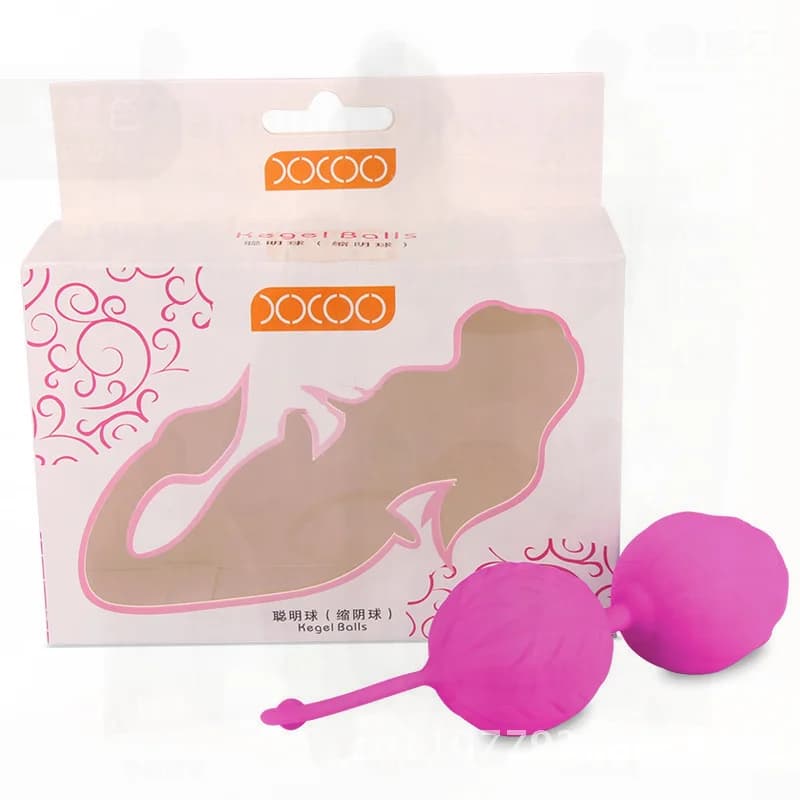Palla intelligente rosa per donna Manubri vaginali Cura postpartum Silicone Rafforzamento Esercizio Palline Kegel Colore verde Giocattolo per adulti
