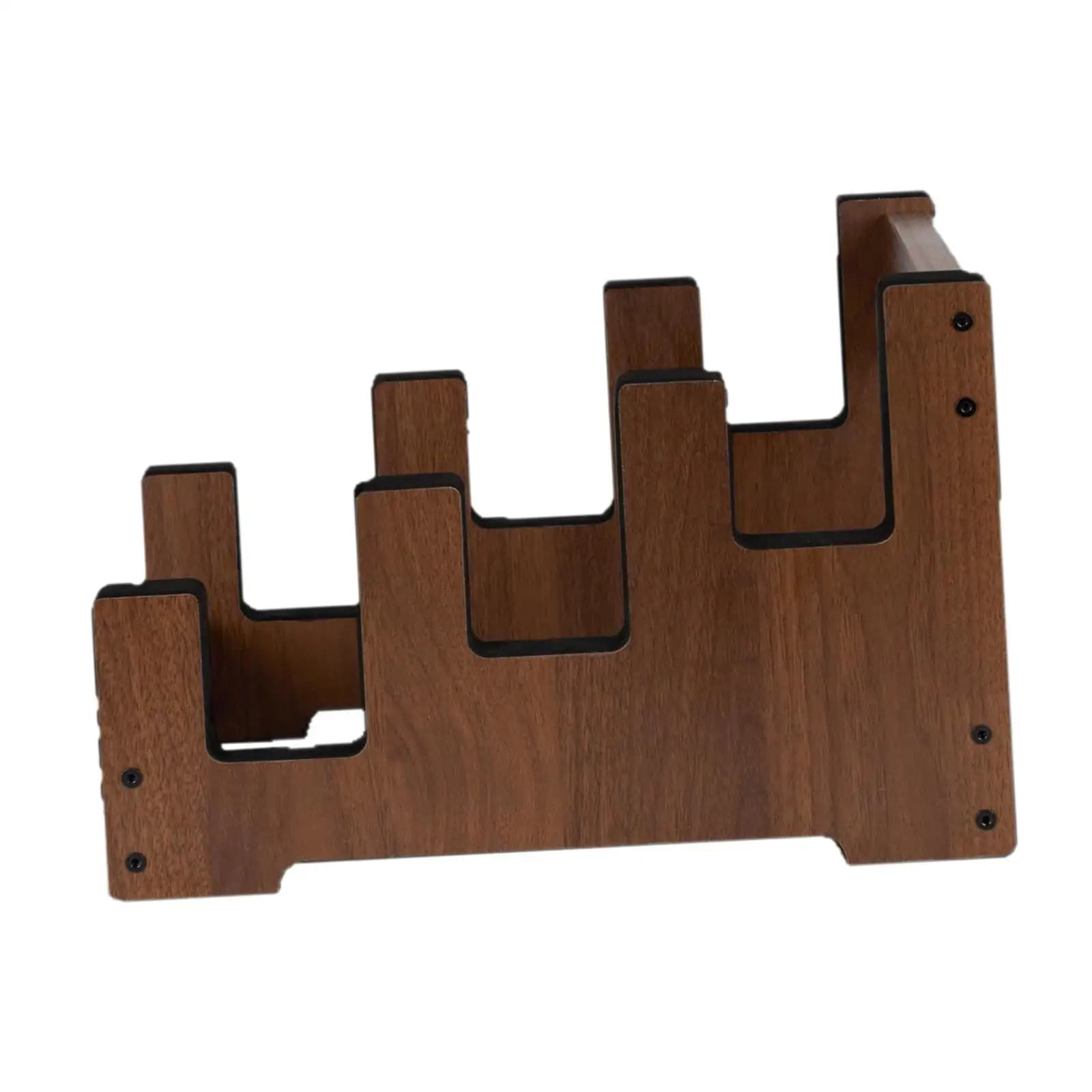 Supporto da pavimento in legno antiscivolo per chitarre multiple, espositore per chitarre, supporto per chitarre, violoncello, ukulele, violino