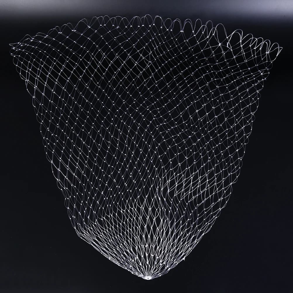 1 Pc Nylon Fish Line rete da pesca rombo Mesh Hole Net attrezzi da pesca pieghevoli 3 dimensioni rete da pesca tessuta accessori per la pesca