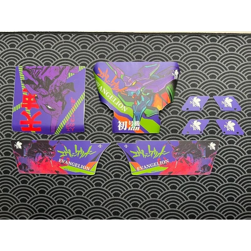 Decorazione simulata in metallo per guscio auto con adesivi dipinti per 1/10 RC Crawler Car D1RC VP H10 Porta tubi in lega di titanio Phoenix