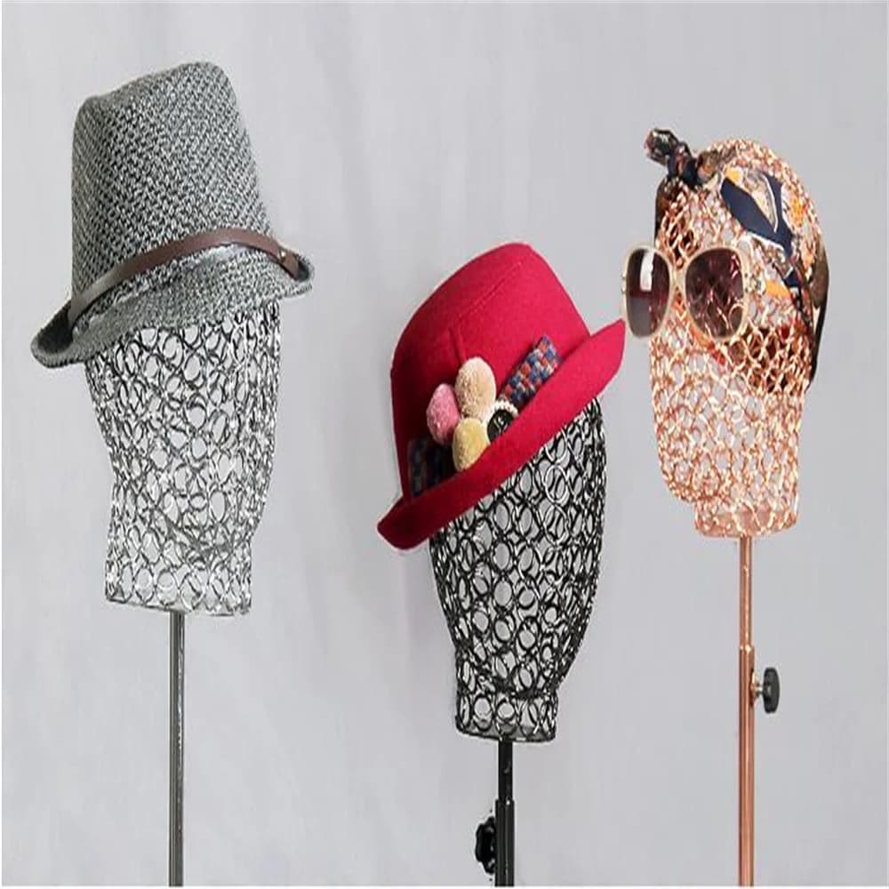 Manichino di stoffa per testa maschile, artigianato per sciarpe per cappelli, oggetti di scena per stampi a testa cava, toppe per parrucche per cappelli per gioielli, cuffie B534, 3 stili
