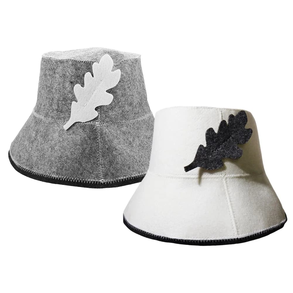 Soft felt sauna hat, felt bath hat, insulating and absorbent sauna hat, multipurpose shower hat for men and women