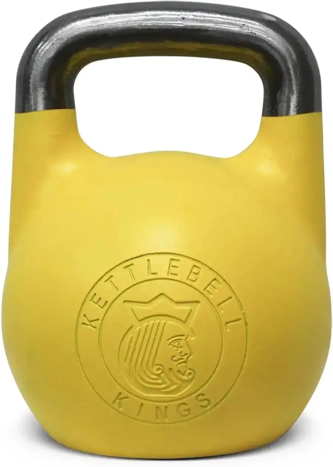 Kettlebell da Competizione per Allenamento di Forza, Materiale in Ferro, Colore Rosso, con Impugnatura da 33mm per Uomini e Donne