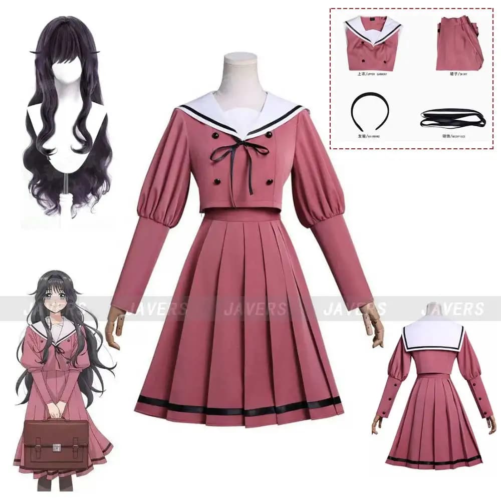 Soul Flower Scent Flower with Dignity Kaoruko Waguri Cosplay Costume JK Uniform Sculpture skirt Woman Daily Campus Dress