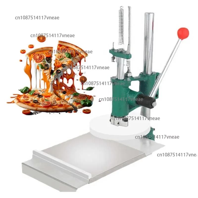 Famiglia commerciale 12-22 cm Piatto rotondo Opzionale Sfogliatrice manuale per pasta Macchina per pressa per pasta per pizza in acciaio inossidabile