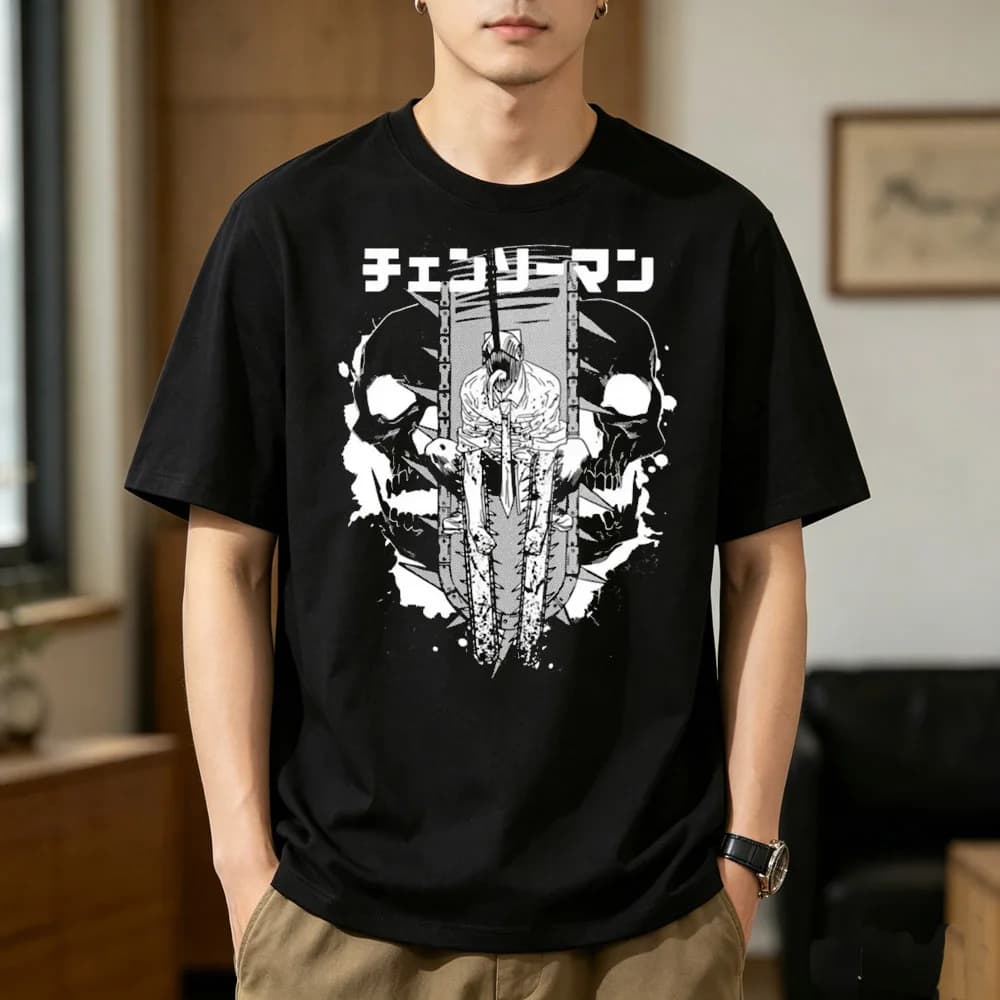 Reze cotton top tees teen aesthetic Breathable Vintage Grunge tshirt anime Graphic Retro Pop Culture Comfortable aesthetic