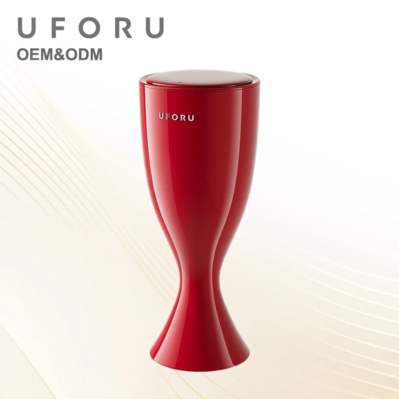 Cestino per Rifiuti a Forma di Calice da Vino UFORU, Doppio Secchio, Facile da Pulire, Impermeabile, per Casa, Cucina, Bagno