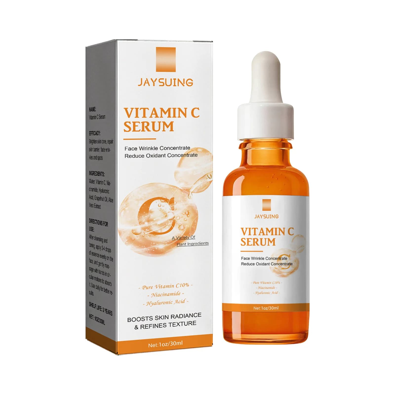 30ml Concentrated serum Anti Aging Retinol Pure Vitamin B3 Vitamin C Siero di niacinamide Essence for face Blue copper peptide base