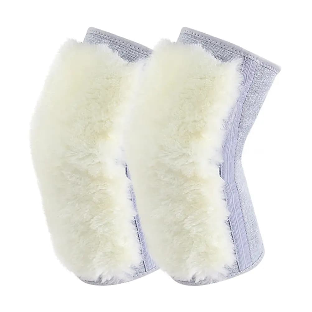 1 paio di ginocchiere invernali in materiale premium, protezione calda per le gambe per il freddo, stile mimetico, copriginocchio riutilizzabile.