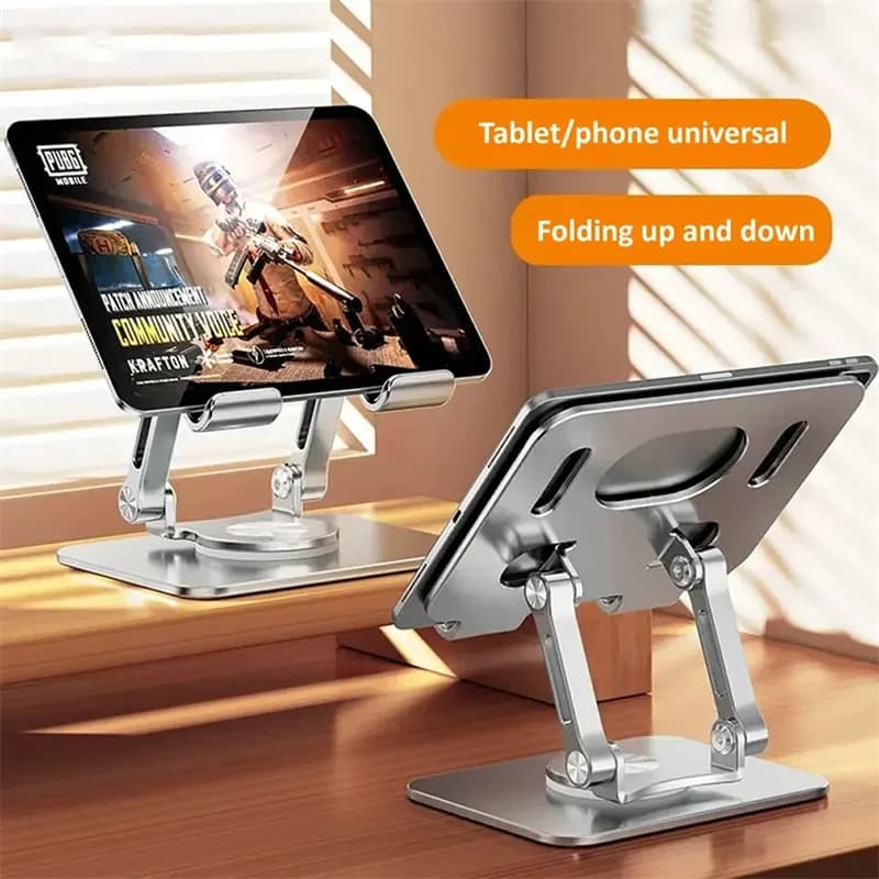 Tablet Stand, Swivel Tablet Stand With 360 Rotating Base, Adjustable Tablet Holder For Drawing, Compatible With IPad Pro/Air