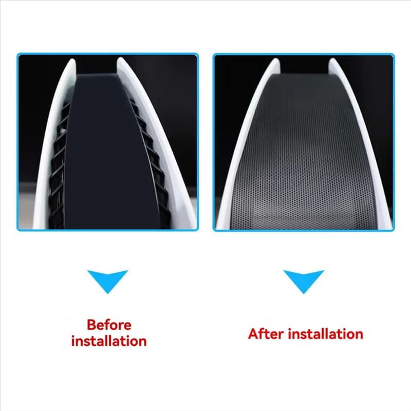 B92B-Per PS5 Coperture antipolvere sottili Coperchio di protezione del filtro antipolvere semicoperto per disco PS5/Accessori da gioco per console digitale