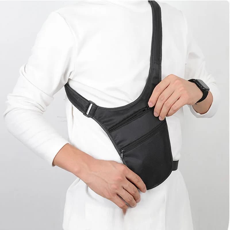 Men's Anti-theft Waist Waist Bag for Sports Phone Ultra-thin Waterproof Waist New Women Run Light Marsupio