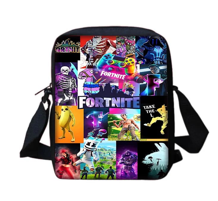 Hot Game Boy Girls Printed Shoulder Messenger Bag Child Casual Handbag Men Women Phone Bag Shopping Design-F-FortniteS Bag