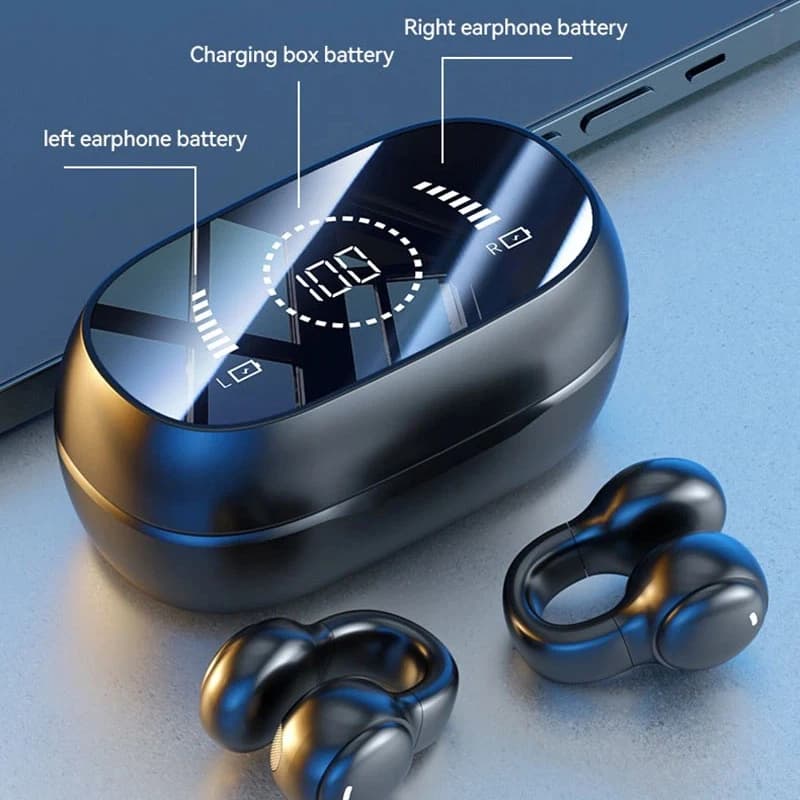 Auricolari Bluetooth Wireless M47 con Ricarica, Riduzione del Rumore, per Xiaomi iOS Android, Cuffie Sportive con Microfono Gratuito