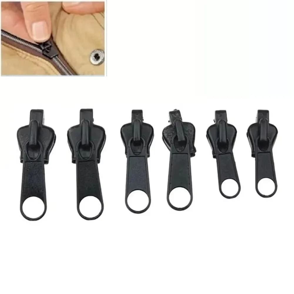 Kit di Riparazione Cerniere Universale da 6 Pezzi, Strumento di Sostituzione per Cerniere Istantanee, Accessori per Riparare Cerniere di Vestiti e Borse