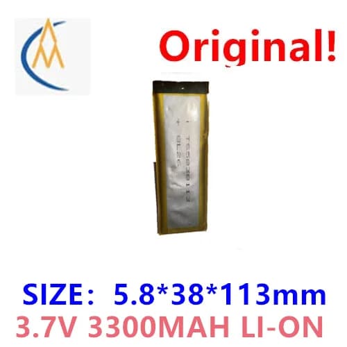 3300mAh polymer battery 5838113 beauty device, smartwatch, shaver, sound pickup, beauty eye recording, 3-wire 3.7V