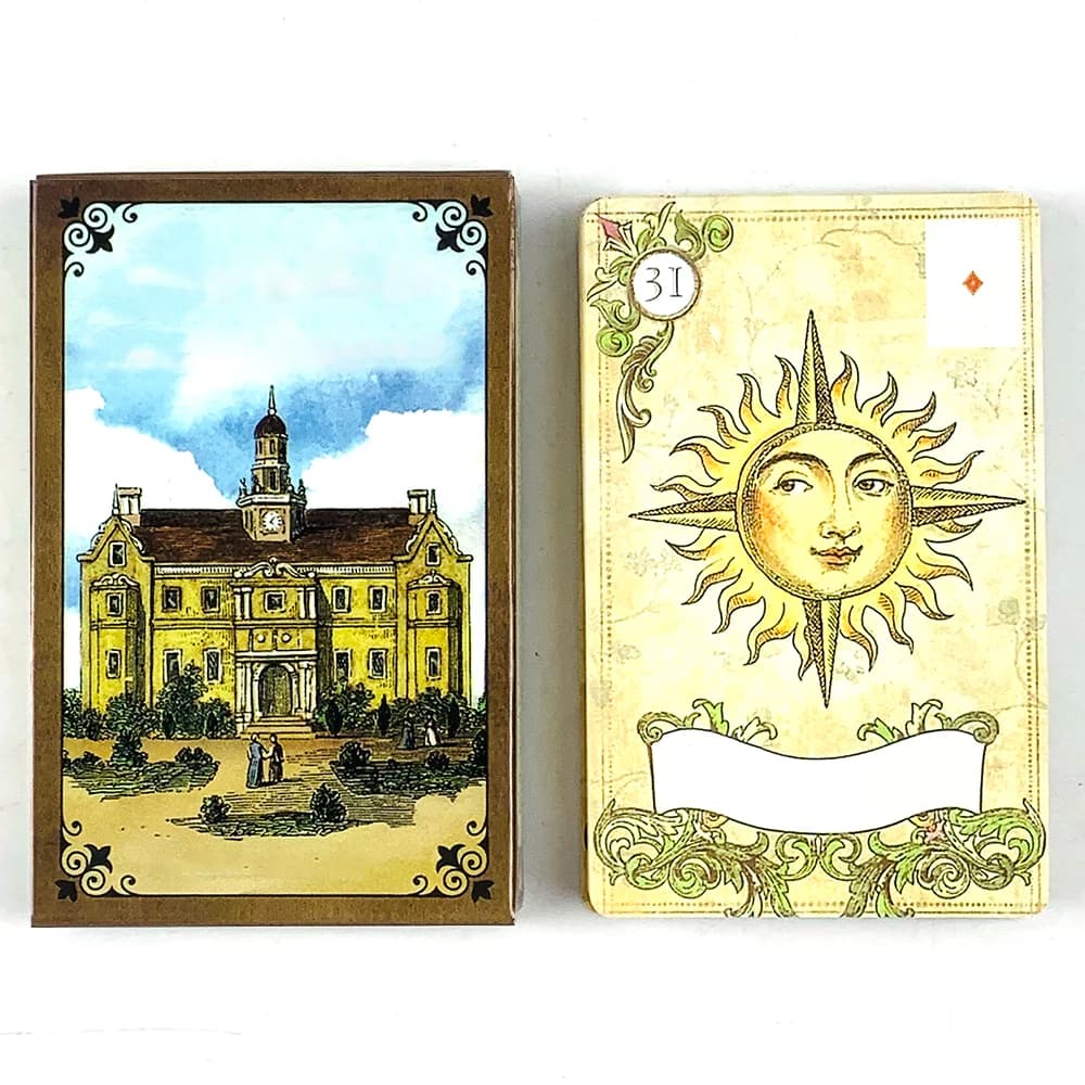 Carte Oracle di vendita calda Un mazzo di carte da 38 pezzi Gioco da tavolo per feste di divinazione profezia, carte da viaggio Regali di Halloween e Natale