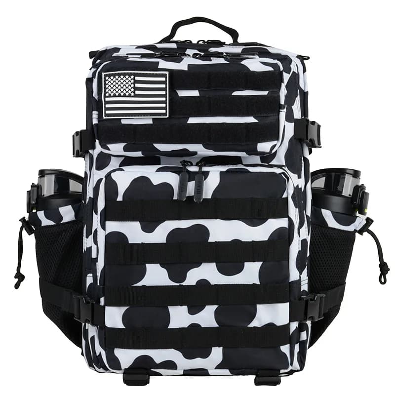 45L/35L/25L Tactical Backpack Molle Outdoor Sport Travel Hiking Survival Bag Waterproof Athlete Gym Rucksack Dual Bottle Holder