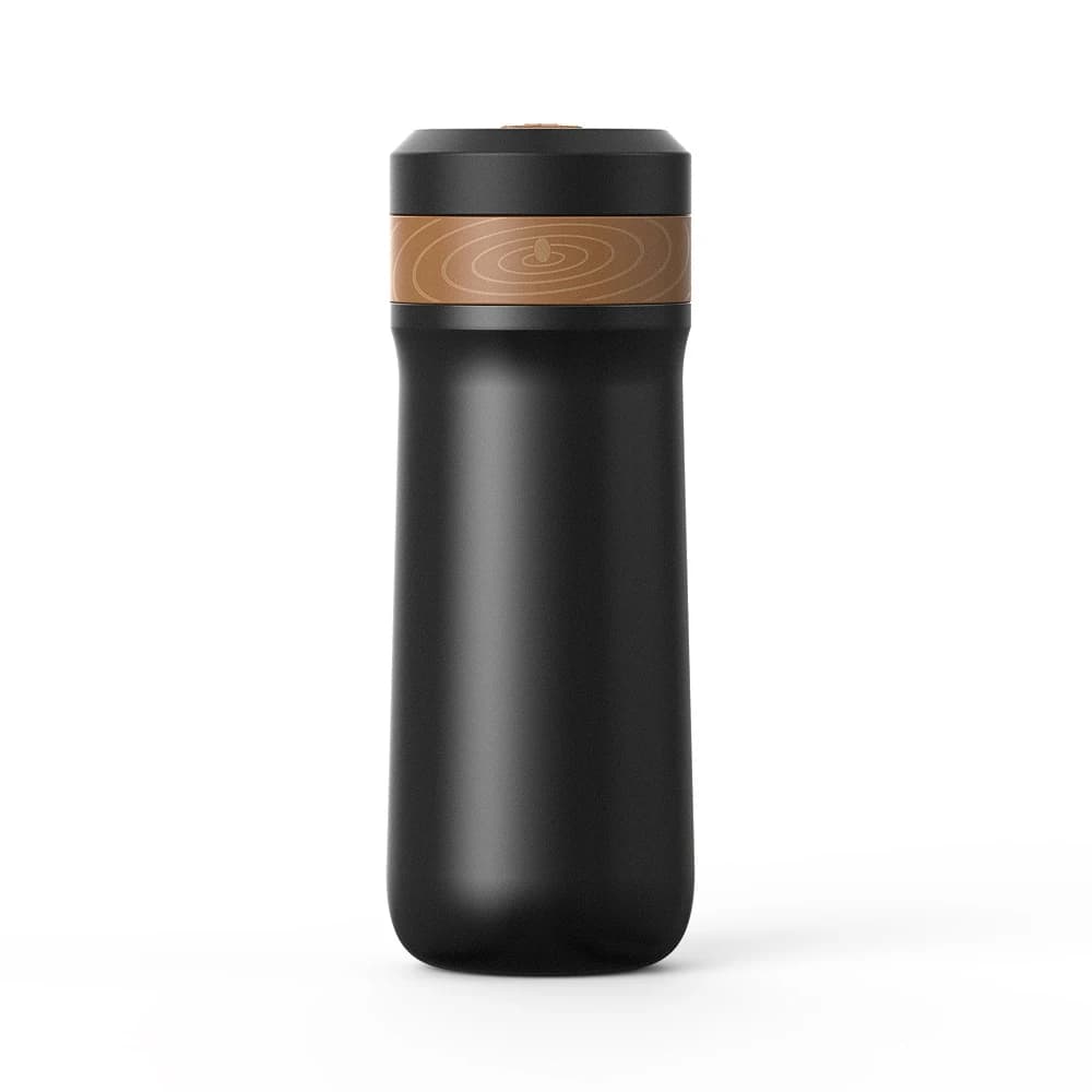 French Press Coffee Maker 2-Layer Filter Mesh Double Walled Stainless Steel Vacuum Insulated Coffee Tea Pot for Travel Office