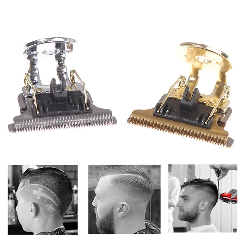 ** * Hot Sale T-Shaped Hair Clipper Blade With Stand T9 Blade Trimmer Replacement Clipper Head