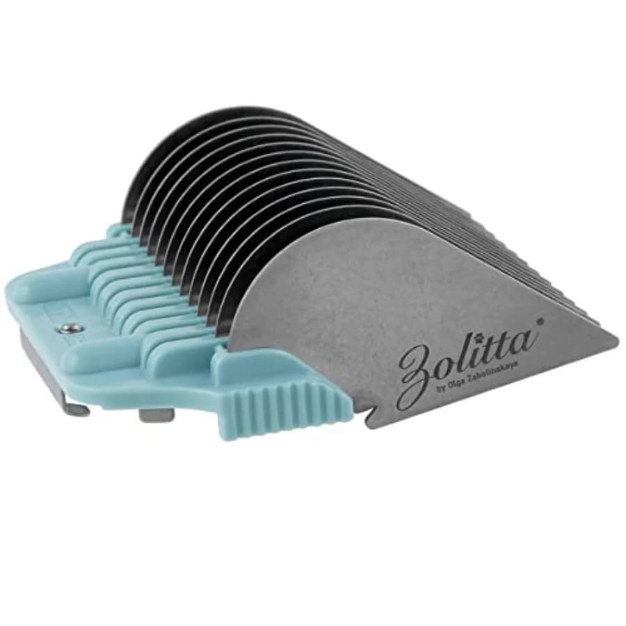 Pettine Professionale per Toelettatura Cani con Attacco Largo E 25mm 1 per Lama Tipo A5, Design a Incastro Facile
