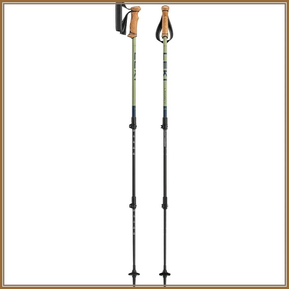 Bastoncini da Trekking in Alluminio Pieghevoli Leggeri per Escursionismo e Camminata 100-135cm