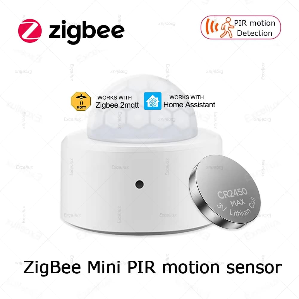 Sensore di movimento PIR ZigBee Mini rilevatore di movimento del corpo umano a infrarossi Protezione di sicurezza domestica intelligente Supporto allarme Assistente domestico