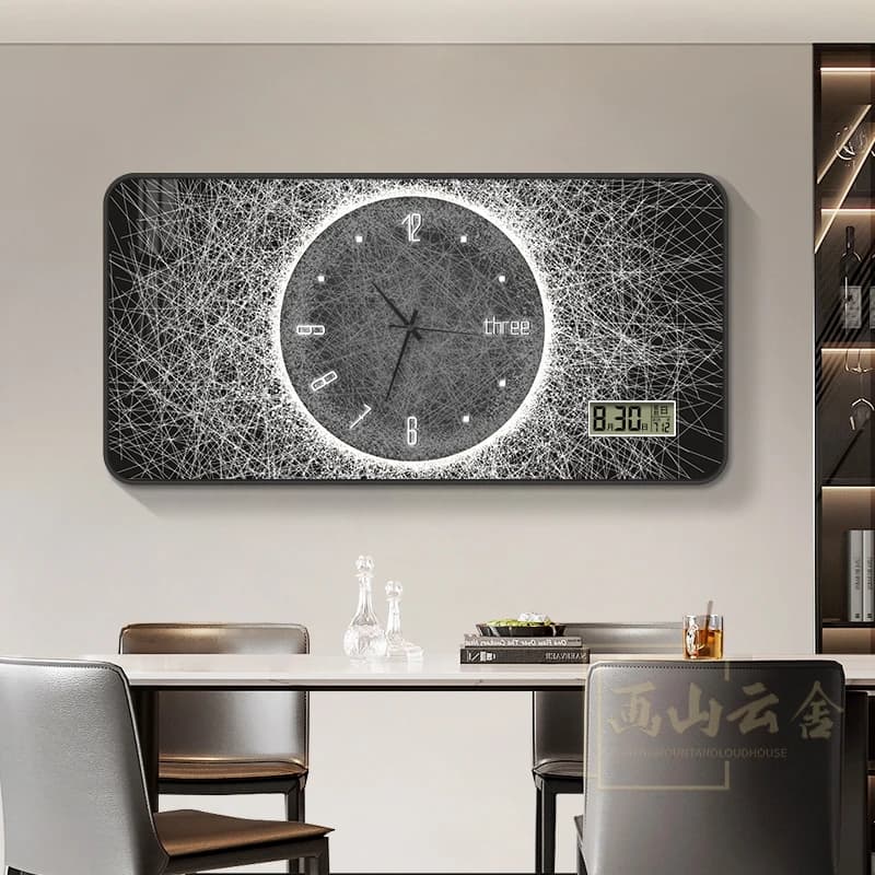 */* Orologio da parete silenzioso per camera nordica Kawaii Estetica Bagno Orologio artistico da parete Soggiorno Moderno Orologi Da Parete Decorazioni per la casa
