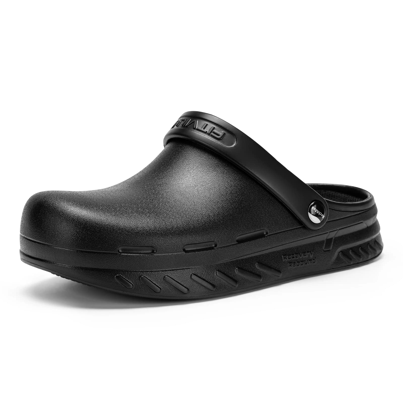 FitVille Zoccoli da Uomo, Ciabatte Larghe da Giardino, Scarpe Impermeabili Estive, Sandali Antiscivolo, Scarpe da Chef da Cucina per Uomo