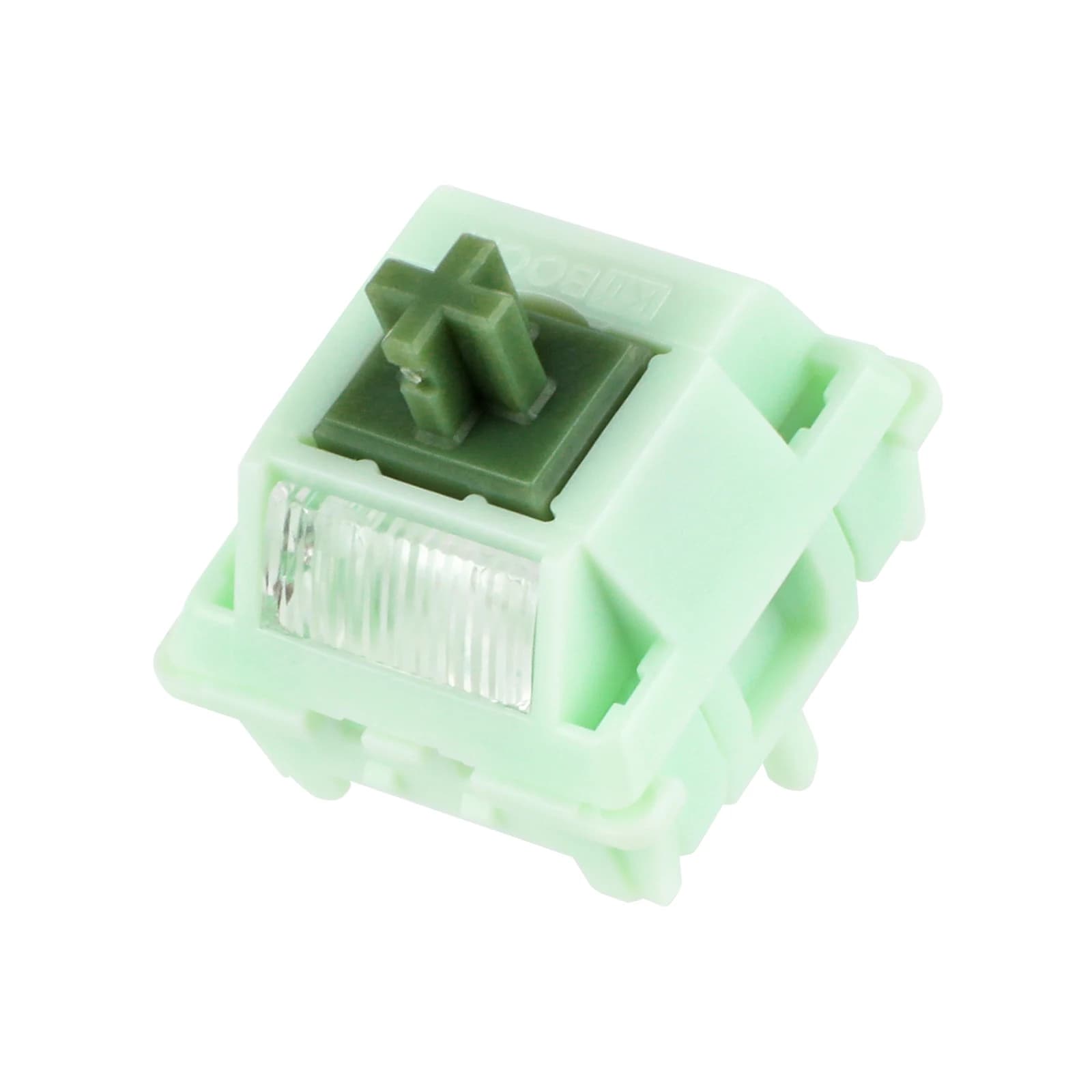 35 pieces KiiBOOM Matcha Latte Switches V2 Linear 53g 5 pins for mechanical keyboard LY stem lubricated in factory