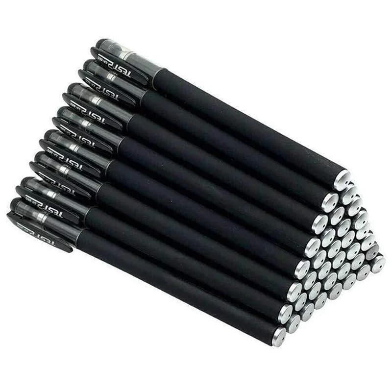 10pcs 0.5mm Frosted Bullet Tip Ink Students Gel Pen Ballpoint For Office School Stationery Supplies Pencil Writing Accessories
