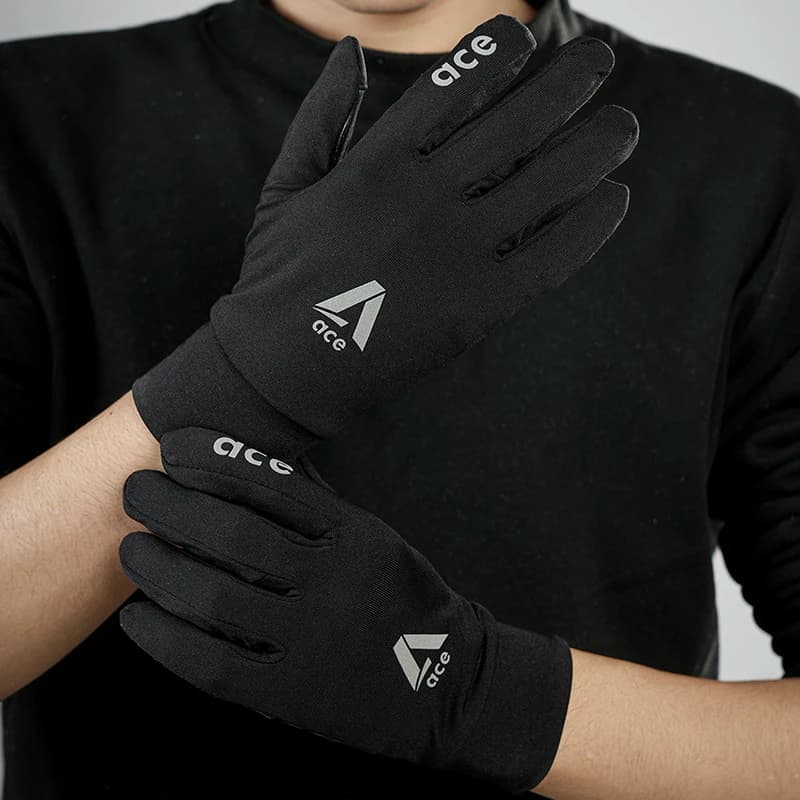 1 Pair Full Fingers Gloves Waterproof Cycling Outdoor Sports Running Motorcycle Ski Touch Screen Fleece for Men Women
