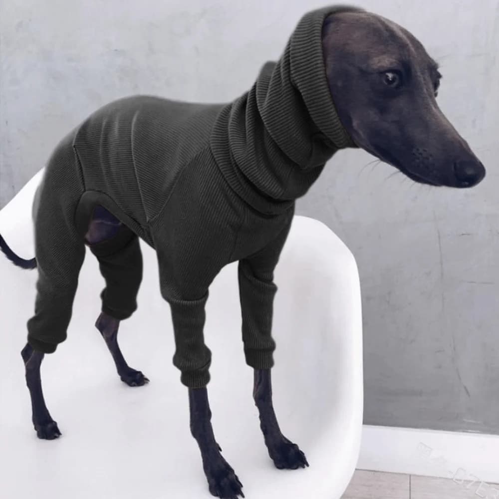 Maglione per Animali Domestici, Tuta Calda per Cani, Abbigliamento Morbido Antifreddo con Collo Alto, Comoda Fodera Elastica per Cani per Passeggiate Quotidiane