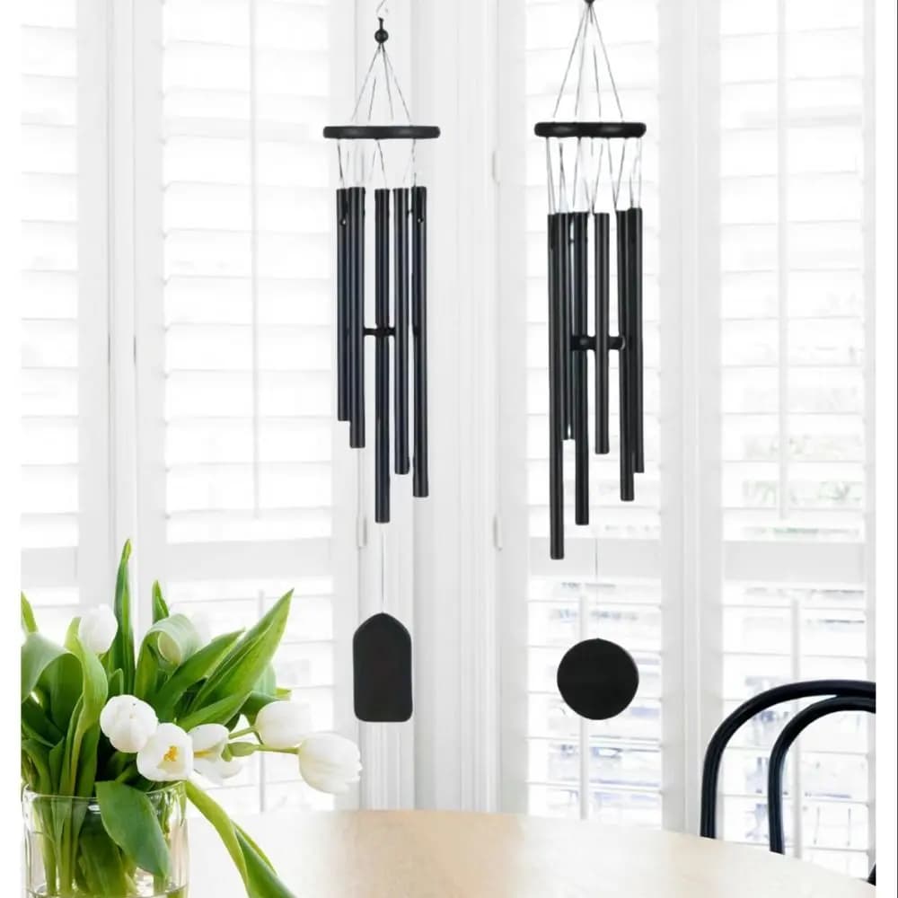 Outdoor Deep Resonance Wind Chimes DIY Creative Garden Yard Decoration Retro Serenity Bell Lucky Pendants